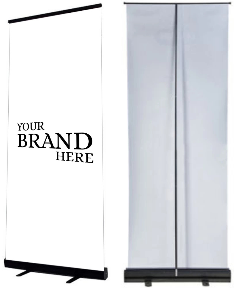 Double Stand Standee 6' x 6' Black thumbnail 3
