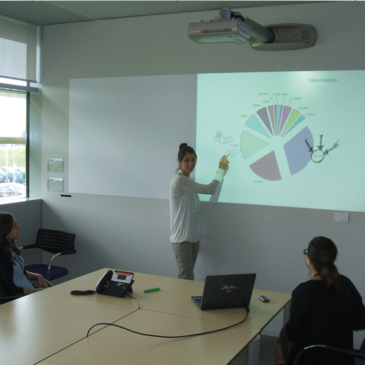 3M PROJECTION / WRITING BOARD FILM MATTE - PWF 500 - 1.22M X 30M thumbnail 2