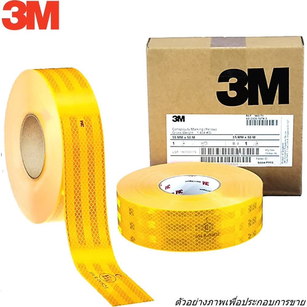 3M 983-71 CONSTICUITY TAPE (CT) YELLOW - 12INCH x 50M