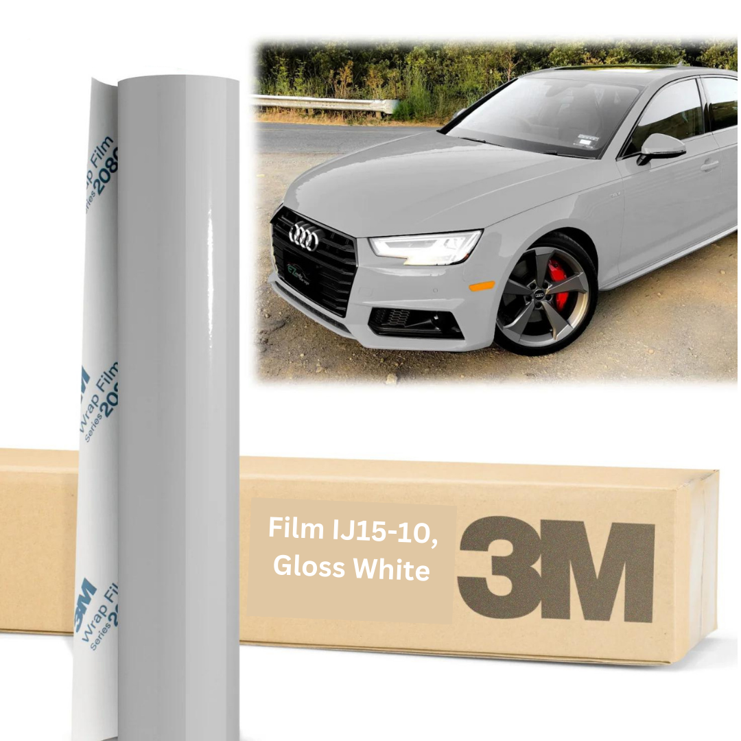 3M IJ15-10 GLOSS WHITE BACK VINYL - 1.07M X 50M