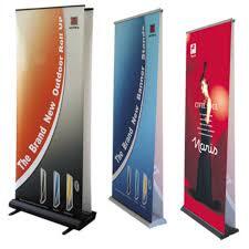 Double Stand Standee 8' x 6' Black